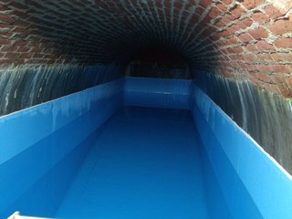 La cisterna di acqua potabile di via Tapparelli