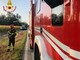 Auto va a fuoco alle porte di Barolo: messa in sicurezza dai vigili del fuoco