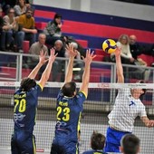 Un'azione di gioco del VBC Mondovì in attacco Un'azione di gioco del VBC Mondovì in attacco