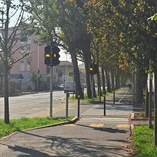 Il nuovo impianto semaforico di Verzuolo