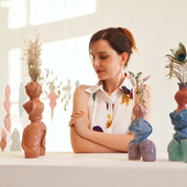 La curatrice della mostra Valeria Radkevych