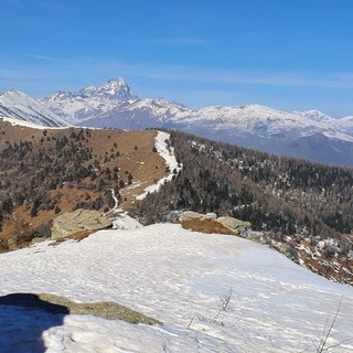 La vista dal monte Roccerè
