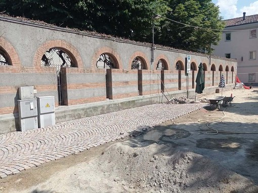 Il secondo cantiere ha riguardato via Accademia Il secondo cantiere ha riguardato via Accademia