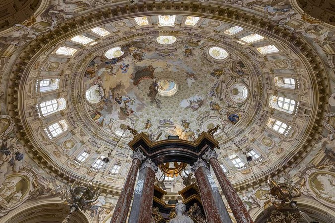 La salita alla cupola del Santuario di Vicoforte riapre in occasione del Raduno Aerostatico dell’Epifania