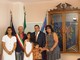 Venasca, Mikhaeil  Beshai con la famiglia ed il sindaco