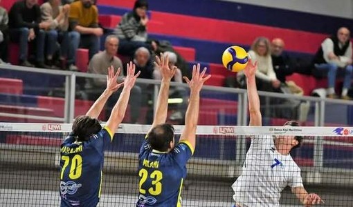 Un'azione di gioco del VBC Mondovì in attacco Un'azione di gioco del VBC Mondovì in attacco