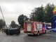 Cuneo: auto si schianta contro lo spartitraffico in discesa Bellavista