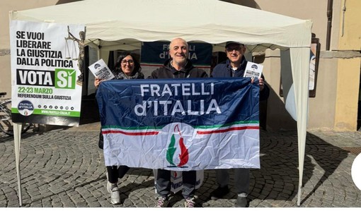 Fratelli d’Italia in piazza per il SÌ al Referendum della Giustizia.