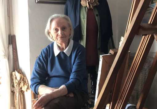 Vittoria Negro compie 100 anni, Bra festeggia la sua pittrice Vittoria Negro compie 100 anni, Bra festeggia la sua pittrice