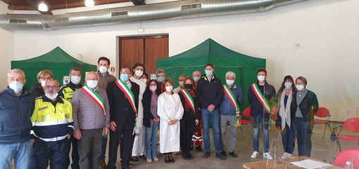 Moretta: inaugurato il centro vaccinale alla Cascina San Giovanni