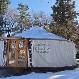 La "Yurta Olimpica" della Montagnaterapia di Cuneo apre le porte ai Giochi di Milano-Cortina