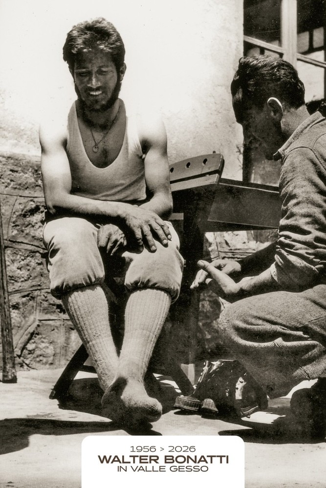 Walter Bonatti alla Terme di Valdieri nel maggio 1956
