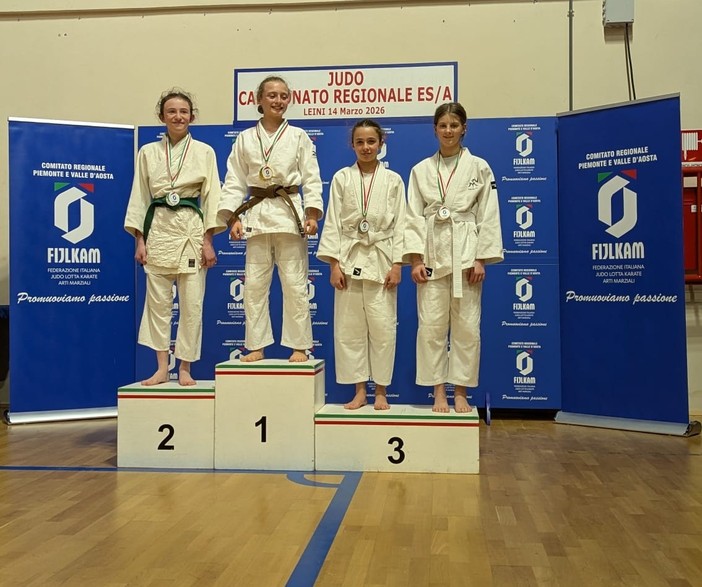 JUDO / Bronzo per Colombo e Gallo, il Judo Mondovì brilla al regionale Esordienti A