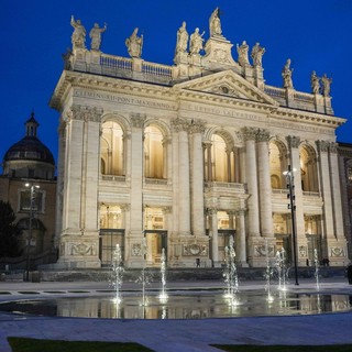 La  basilica di San Giovanni in Laterano, a Roma