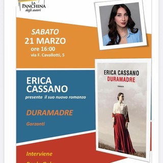 Cuneo, alla libreria Stella Maris si presenta il libro "Duramadre" di Erica Cassano
