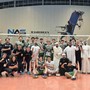 La squadra del Cuneo Volley, targata Altadawi, dopo la vittoria contro i mongoli