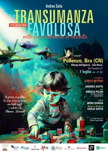 “Transumanza Favolosa” fa tappa a Pollenzo con Andrea Satta e le Mamme Narranti “Transumanza Favolosa” fa tappa a Pollenzo con Andrea Satta e le Mamme Narranti