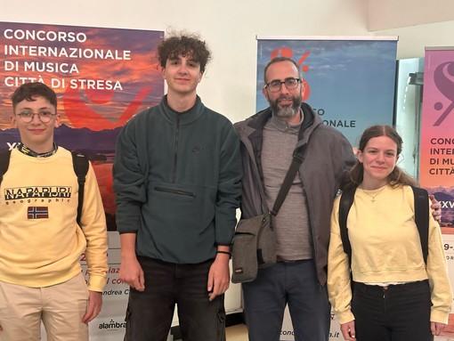 Tre percussionisti del Liceo “Ego Bianchi” premiati al 41esimo Concorso internazionale Città di Stresa