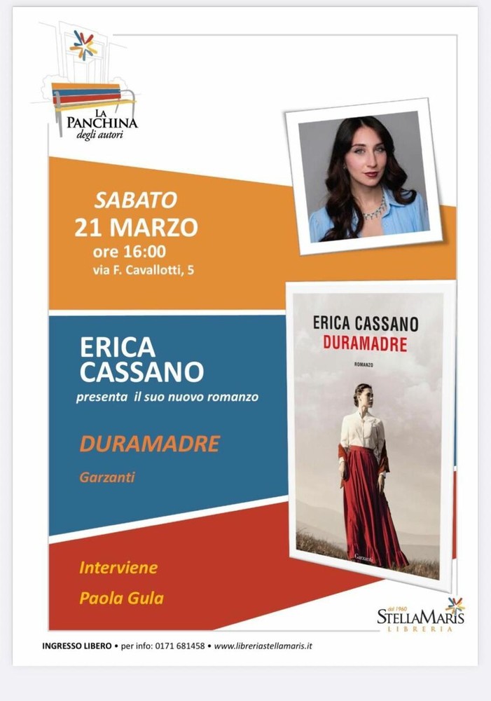 Cuneo, alla libreria Stella Maris si presenta il libro "Duramadre" di Erica Cassano