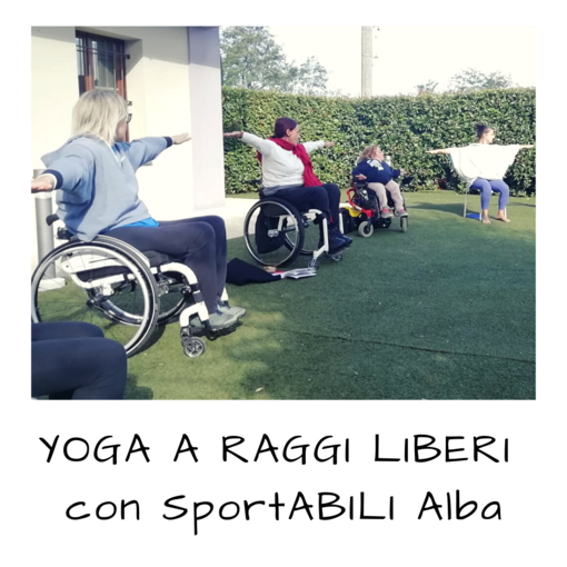 Con Sportabili Alba lo yoga è aperto anche alle persone con disabilità motoria e fisica