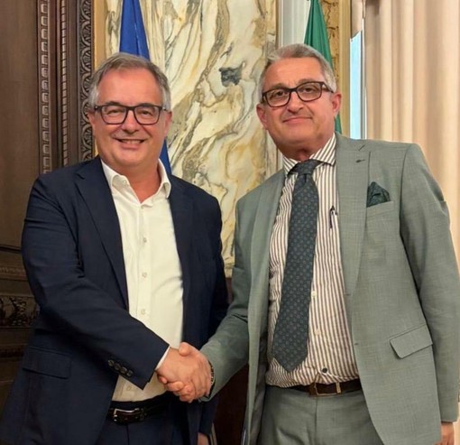 L'assessore Gallo e il presidente della Camera di Commercio di Cuneo Crosetto