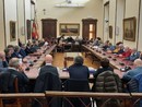 L'assemblea dei sindaci Acsr che ha votato sì all'accoglimento del finanziamento per il biodigestore