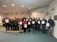 Momenti dell'assemblea AVIS Alba tenutasi a Magliano Alfieri a fine febbraio, tra foto di gruppo dei premiati e relazione sull'anno 2022