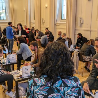 Ottanta aziende e quasi duemila incontri all'Agorà di Confindustria Cuneo [FOTO E VIDEO]