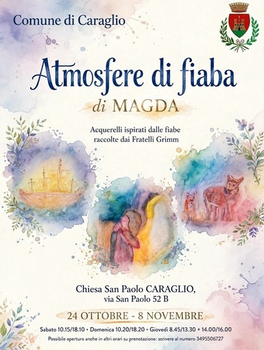 A Caraglio una mostra di acquerelli sulle fiabe dei Fratelli Grimm A Caraglio una mostra di acquerelli sulle fiabe dei Fratelli Grimm