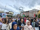 La manifestazione ad Alba La manifestazione ad Alba