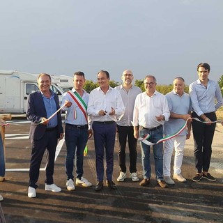 Piozzo, inaugurata la nuova area camper di frazione San Grato Piozzo, inaugurata la nuova area camper di frazione San Grato