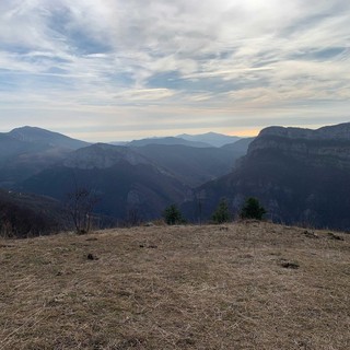 L'area dove verrà realizzato il riparo Belvedere, in località Biranco, tra Quarzina e Viozene, sulla Balconata di Ormea