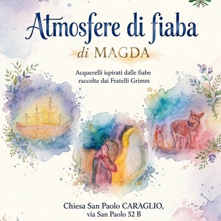 A Caraglio una mostra di acquerelli sulle fiabe dei Fratelli Grimm A Caraglio una mostra di acquerelli sulle fiabe dei Fratelli Grimm
