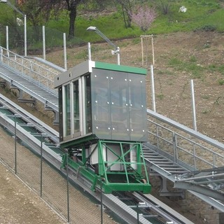 L'ascensore inclinato di Cuneo
