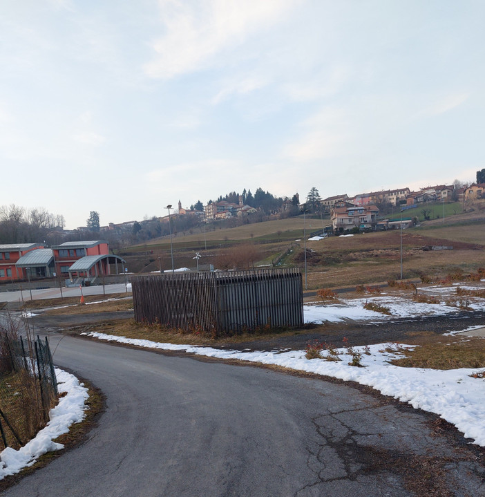 La zona dove verrà realizzata l'area camper