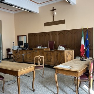 Aula del tribunale di Cuneo