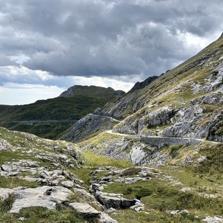 Un tratto dell'Alta via del Sale