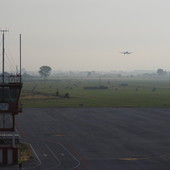 Nubi dense per il numero di passeggeri dall'aeroporto di Levaldigi