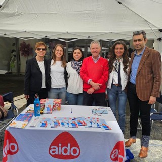 Aido in piazza a Savigliano per sensibilizzare sull'importanza della donazione di organi e tessuti