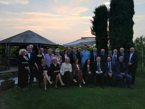 Foto di gruppo dei soci Lions Scarnafigi Piana del Varaita