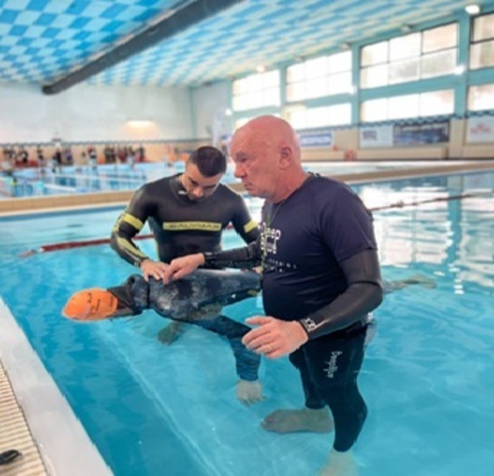Paolo Frigo della Mondovì Sub conquista l'argento al 6° trofeo Apnea Life Team