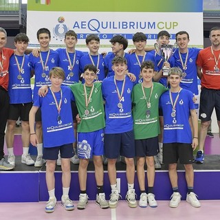 Volley maschile: quattro Fiöi Under 15 del Cuneo Volley sono vicecampioni AeQuilibrium TdT Cup 2024