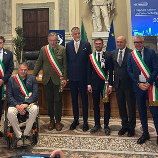 Il momento della proclamazione di Alba capitale dell'arte contemporanea  2027
