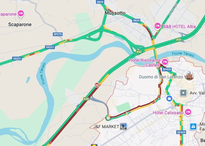 Le code segnalate dal servizio traffico di Google, ora in via di risoluzione