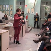 Assemblea pubblica del Comitato No Biodigestore nel marzo 2023
