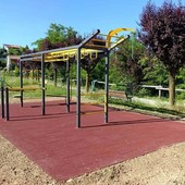 Nuova area gioco e fitness a Monastero di Vasco