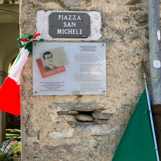 La targa inaugurata lo scorso agosto per il 60ª edizione del Raduno Interregionale Partigiano