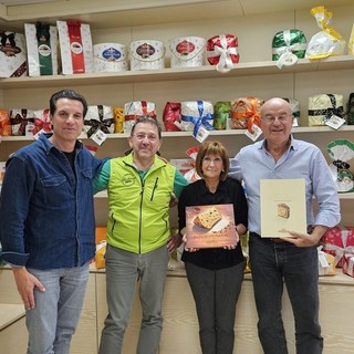 Nella foto Andrea Bauducco, Massimo e Livia Albertengo e il patron del colosso brasiliano Massimo Bauducco
