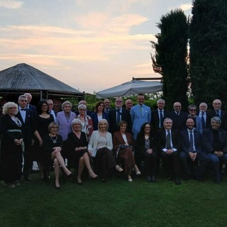 Foto di gruppo dei soci Lions Scarnafigi Piana del Varaita