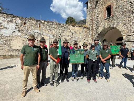 Anche la Sezione Ana di Ceva alla chiusura del Campo Scuola Alpino a Vinadio Anche la Sezione Ana di Ceva alla chiusura del Campo Scuola Alpino a Vinadio